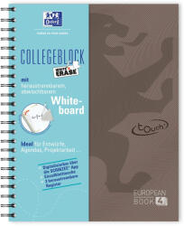 OXFORD Caiet cu spirala A4+, 4 separatoare si whiteboard, 120 file, matematica, OXFORD Touch Project Book