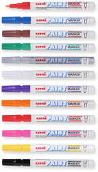 uni Marker cu vopsea 0.8-1.2 mm UNI Paint PX-21 alb