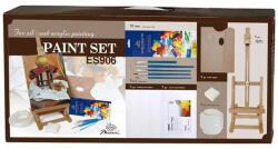 PHOENIX Set pictura in acril cu sevalet PHOENIX Paint ES906, 23 piese/set Sevalet