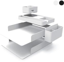 OFFICE BOX Set 5 piese organizare birou OFFICE BOX alb