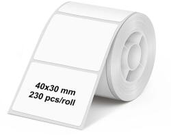 OLYMPIA Etichete pentru imprimanta termica, 40 mm x 30 mm, OLYMPIA PM220, 230 buc/rola
