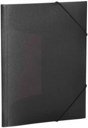 HERMA Mapa plastic A3 cu elastic si burduf 30 mm, HERMA negru