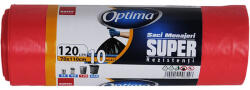 SANO Saci menajeri SANO Optima, 120 L, 10 buc/rola rosu
