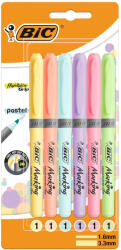 BIC Textmarker BIC Highlighter Grip Pastel, 6 buc/set