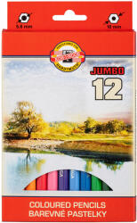KOH-I-NOOR Creioane colorate KOH-I-NOOR Jumbo 3382, 12 buc/set