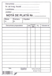  Nota de plata ospatar, A6