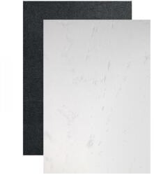  Coperti carton imitatie piele A3, 250 g/mp, 100 buc/top alb