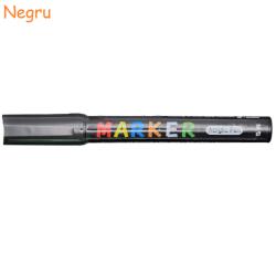 M&G Marker cu vopsea acrilica, varf rotund 2 mm, M-G negru