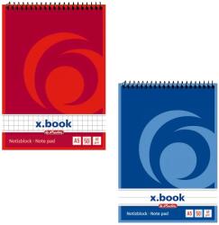 Herlitz Blocnotes cu spira A5 50 file, HERLITZ X. Book matematica