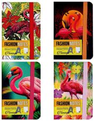 OPTIMUM Carnet A6 cu elastic, 96 file, OPTIMUM Fashion Flamingo