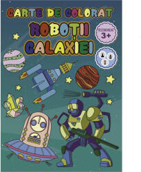  Carte de colorat A4, 24 pagini robotii galaxiei Carte de colorat