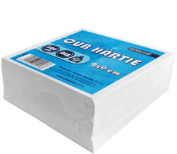 PAPERLAND Rezerva cub din hartie alba 9x9 cm, 60g/mp, 500 file/set, PAPERLAND