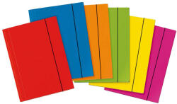 VELOFLEX Mapa A3 din carton plastifiat cu elastic, VELOFLEX Velocolor roz