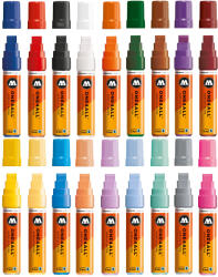 MOLOTOW Marker pictura cu vopsea acrilica, 15 mm MOLOTOW One4All 627HS lago blue pastel