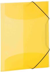 HERMA Mapa plastic A3 cu elastic si burduf 30 mm, HERMA galben