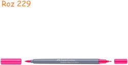 Faber-Castell Markere 2 capete, acuarela FABER-CASTELL Goldfaber Aqua Dual roz 229