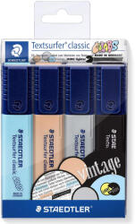 STAEDTLER Textmarker pastel STAEDTLER Classic Vintage, 4 buc/set