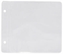 Office Products Plic plastic cu perforatii pentru 1 CD/DVD, OFFICE PRODUCTS, 10 buc/set