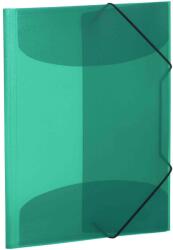 HERMA Mapa plastic A3 cu elastic si burduf 30 mm, HERMA verde inchis
