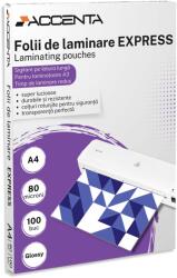 ACCENTA Folie laminare A4, 80 microni, ACCENTA Express, 100 buc/top