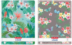 Herlitz Caiet cu spirala A4, 80 file, HERLITZ Ladylike Motive Asortate dictando