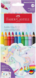 Faber-Castell Creioane colorate 8+2 culori/set FABER-CASTELL Unicorn Jumbo Grip