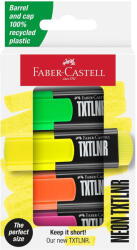 Faber-Castell Textmarker mini, neon, FABER CASTELL, 4 buc/set, FC154204