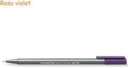 STAEDTLER Liner 0.3 mm, culori clasice, STAEDTLER Triplus rosu violet