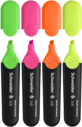 Schneider Textmarker SCHNEIDER JOB, 4 buc/set
