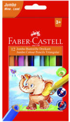 Faber-Castell Creioane colorate eco Jumbo 12 culori/set FABER-CASTELL, FC116501