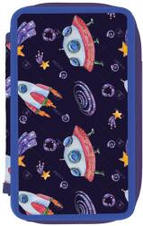 Herlitz Penar neechipat, 2 fermoare, HERLITZ Mix Space Penar