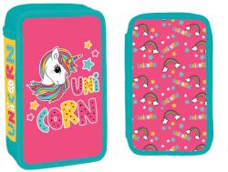 S-Cool Penar fete echipat, 29 piese, 2 fermoare, S-COOL Unicorn Penar
