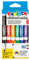 CARIOCA Marker whiteboard CARIOCA Clip, 6 buc/set