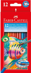 Faber-Castell Creioane colorate acuarela si pensula 12 buc/set FABER-CASTELL