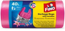 FINO Saci menajeri parfumati, cu manere, FINO Color Premium, 40 L, 20 buc/rola