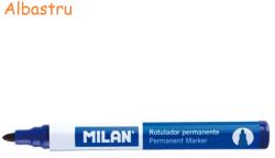MILAN Marker permanent, varf rotund MILAN albastru
