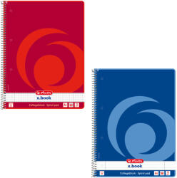 Herlitz Caiet cu spirala A4, 160 file, HERLITZ X. Book matematica