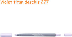 Faber-Castell Markere 2 capete, acuarela FABER-CASTELL Goldfaber Aqua Dual violet titan deschis 277
