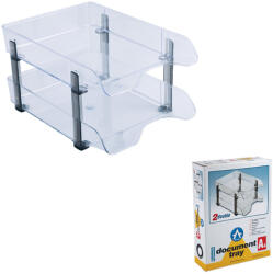 ARK Set 2 tavite stabile documente ARK 2092 transparent cristal Dulap arhivare