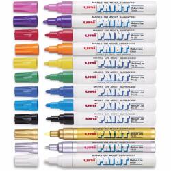 uni Marker cu vopsea 2.2-2.8 mm UNI Paint PX-20 alb