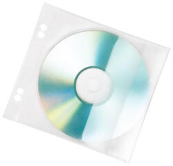 VELOFLEX Plic plastic pentru CD/DVD VELOFLEX, 10 buc/set
