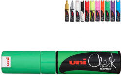 UNI-BALL Marker creta lichida UNI Chalk Jumbo PWE-8K roz fluorescent