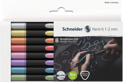Schneider Liner metalizat, 1-2 mm, SCHNEIDER Paint-It 020 Metallic, 8 buc/set