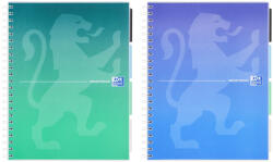 OXFORD Caiet cu spirala A4+, 4 separatoare, 80 file, matematica, OXFORD Project Book Classic