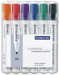 STAEDTLER Whiteboard marker varf rotund 6 buc/set, STAEDTLER Lumocolor