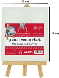 DACO Mini sevalet de masa, pe trepied, cu panza 10x12 cm, DACO AA103 Sevalet