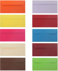 DACO Plic DL color siliconic, 25 buc/set, DACO portocaliu