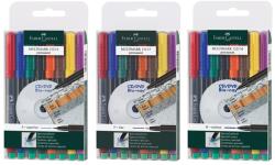 Faber-Castell Markere permanente Multimark FABER-CASTELL, 8 buc/set M - 1 mm
