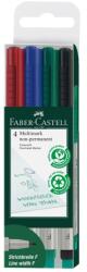 Faber-Castell Markere permanente Multimark FABER-CASTELL, 4 buc/set M - 1 mm