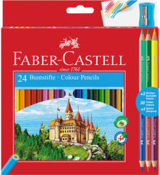 Faber-Castell Creioane colorate eco 24+3 buc/set FABER-CASTELL, FC110324